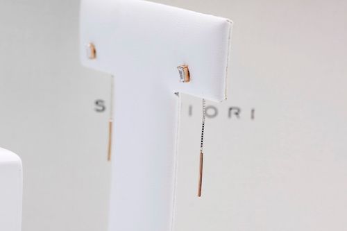 Złote kolczyki KRD2006 - Diament na Arena.pl