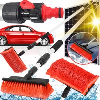 SZCZOTKA TELESKOPOWA DO MYCIA SAMOCHODU AUTA PANELI FOTOWOLTAICZNYCH 250cm