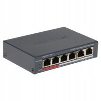 Switch PoE 4xPoE HiLook Hikvision Zasilanie Do Kamer 6 Portów 2x LAN