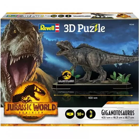 Jurassic world - giganotosaurus 3D (puzzle) zdjęcie 4