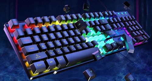 KLAWIATURA MYSZKA PODKŁADKA GAMINGOWA PODŚWIETLENIE PROFESJONALNY ZESTAW na Arena.pl