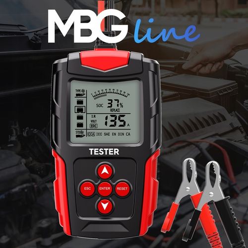 Cyfrowy Tester Akumulatora Miernik do Baterii Akumulatorów 12V 24V LCD na Arena.pl