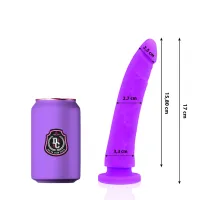 deltaclub model liliowy - anatomiczny silikonowy przyrząd intymny 17 cm