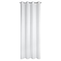 FIRANA MATOWA ETAMINA NA PRZELOTKACH 140X250 BIAŁA