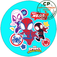 Opłatek na tort Spidey i Przyjaciele