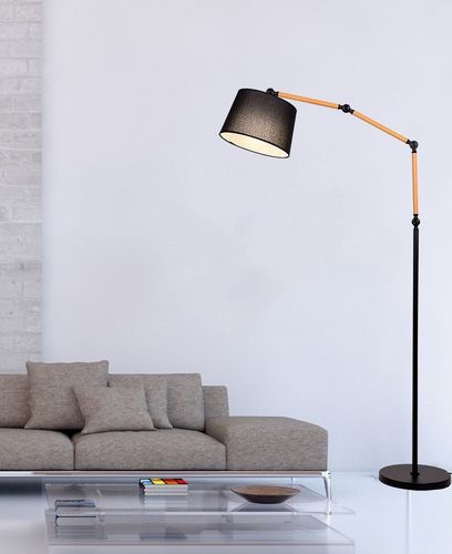 Lampa Stojąca Podłogowa Czarna Corsus na Arena.pl