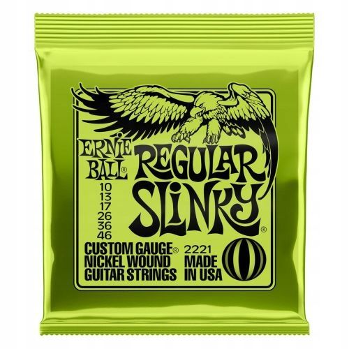 Struny do gitary elektrycznej Ernie Ball 2221 Regular Slinky 10-46 na Arena.pl