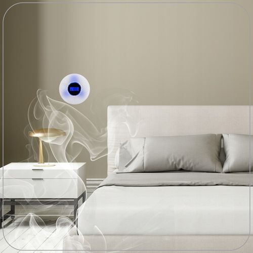 Czujnik Czadu i dymu Tlenku Węgla Detektor Alarm Wykrywacz Czadu CERTYFIKAT na Arena.pl