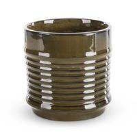 Donica ceramiczna SAMI 17X17X17 brązowa x2