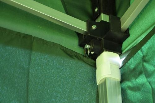 Pawilon ogrodowy Profi rozkładany 3 x 3 m - zielony 2 ściany na Arena.pl