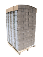 PALETA 1020x Karton klapowy 350x350x80 mm 3W fala B 360g/m2 Biały 35x35x8cm