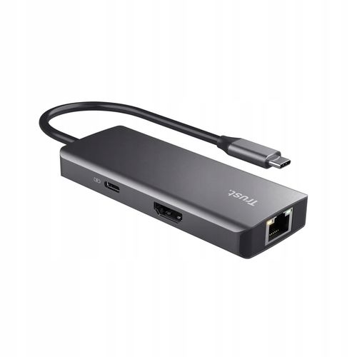 Trust Dalyx Hub HDMI USB-A USB-C Ethernet Aluminium na Arena.pl