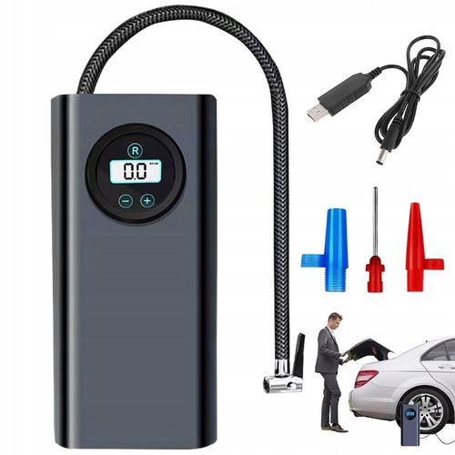 Elektryczna Pompa Powietrza Bezprzewodowa Cyfrowa Pompa Powietrza DoPojazdu na Arena.pl