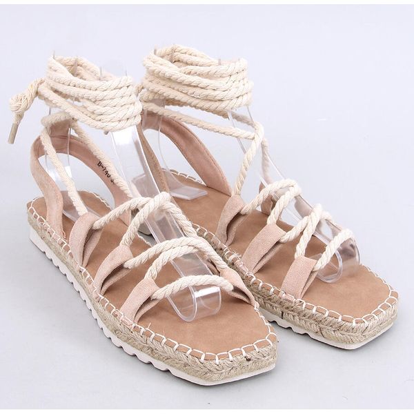 Sandałki espadryle wiązane  Apricot r.41 zdjęcie 2