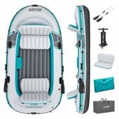 Ponton Elite 4 os. Bestway Pompka + Wiosła 65158 MODEL 2025