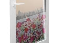 Folia Okleina Okienna Statyczna Szyby Witraż POLNE KWIATY 45x150 G97