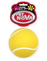 PET NOVA Piłka tenisowa winylowa zabawka dla psa z dźwiękiem piszcząca 7 cm