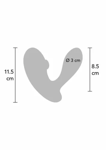 xocoon duovibe ii tapping vibrator - podwojna stymulacja, silikon na Arena.pl