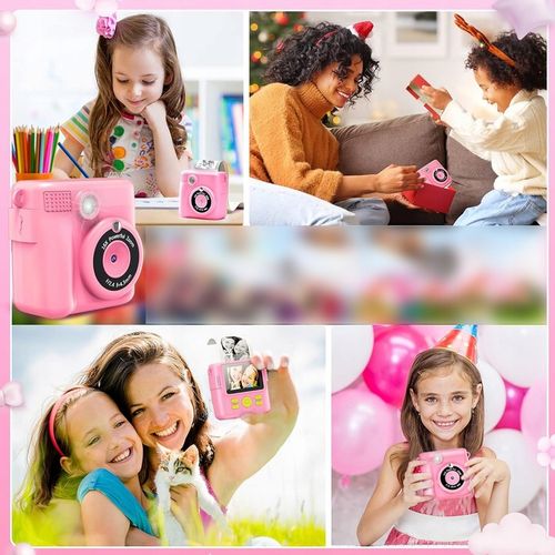 APARAT POLAROID NATYCHMIASTOWY DLA DZIECI FILMÓW ZDJĘĆ DRUK TERMICZNY 32GB na Arena.pl