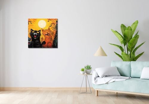 Obraz 60x60cm Kocie Koncertowanie na Arena.pl