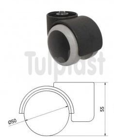 kółko obrotowe kln 50/g guma t068 - sl t068 na Arena.pl
