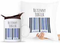 Zestaw Poduszka + Kubek Dla Jubilera Prezent Z Nadrukiem Ze Zdjęciem