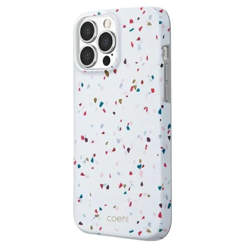 Etui Uniq Coehl Terrazzo na iPhone 13 Pro Max - białe na Arena.pl