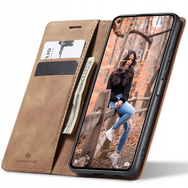 Spacecase Wallet Mi 11 Lite/5G Ne Light Brown zdjęcie 1