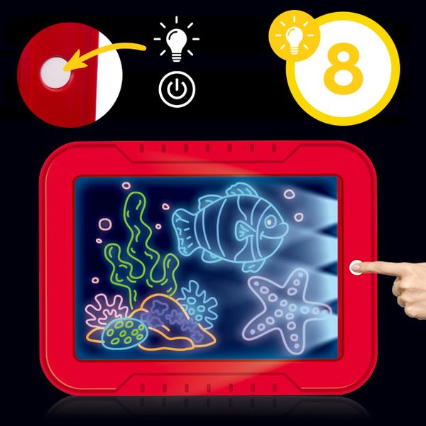 Tablet Świecący LCD, Magiczny Pad Znikopis zdjęcie 6