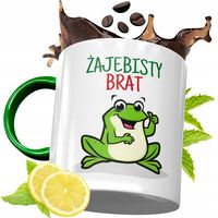 Kubek Zielony Dla Brata Braciszka Na Prezent Z Nadrukiem Ze Zdjęciem