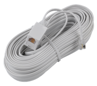 TEL0034F-15 Przylacze telefon.WT.-GN./15M/ bialy