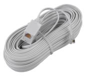TEL0034F-15 Przylacze telefon.WT.-GN./15M/ bialy