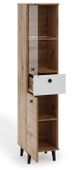 Witryna C5 skandynawska artisan + biały -opcja LED
