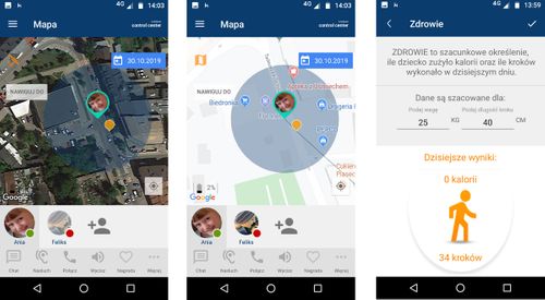 Smartwatch dla dzieci CALMEAN Touch, biały na Arena.pl