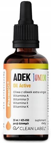 PharmoVit ADEK Witamina A D3 E K krople DLA DZIECI na Arena.pl