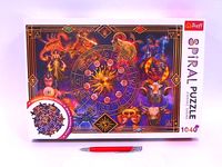 PUZZLE 1040 Spiral Puzzle Znaki zoodiaku 40015