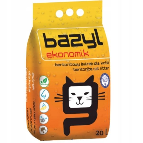 BAZYL EKONOMIK 20L - ŻWIREK DLA KOTA zdjęcie 2