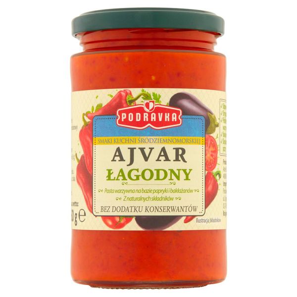 Podravka Ajvar łagodny 350 g zdjęcie 1