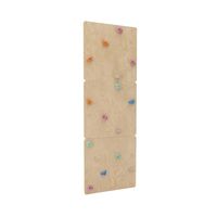 Ścianka wspinaczkowa do pokoju dzieci 225x75 cm drewno sklejka pastelowe uchwyty
