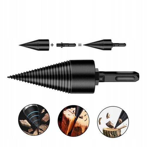 WIERTŁA ŚWIDRY DO ŁUPANIA RĄBANIA DREWNA x2 38-42 na Arena.pl