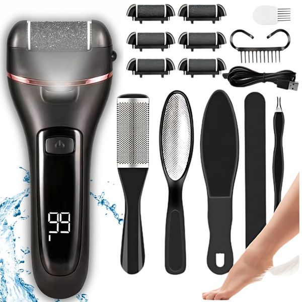PILNIK ELETRYCZNY DO STÓP PIĘT FREZARKA TARKA USB + 6 NASADEK + zdjęcie 1