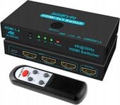 Switch przełącznik HDMI 3X1 z pilotem