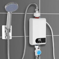 PODGRZEWCA WODY BIAŁY ELEKTRYCZNA 5500W + AKCESORIA PRYSZNICOWE