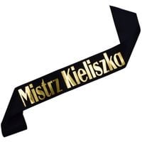 Czarna szarfa Mistrz Kieliszka