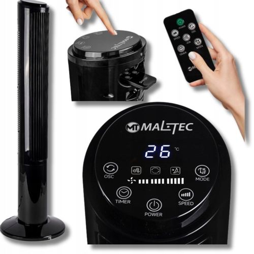 MOCNY wentylator KOLUMNOWY wiatrak podłogowy JONIZACJA OSCYLACJA CICHY na Arena.pl