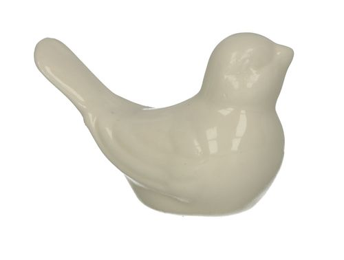 FIGURKA CERAMICZNA PTAK BIAŁY 5X7 CM na Arena.pl