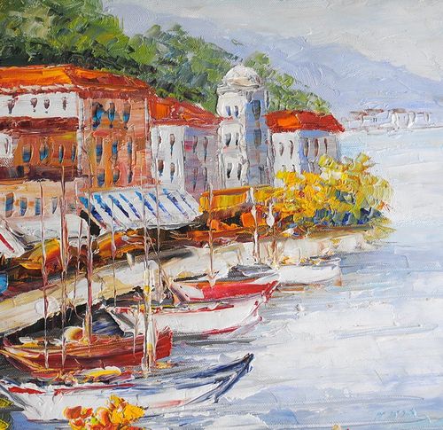 Liguryjska zatoka (55x55cm) na Arena.pl