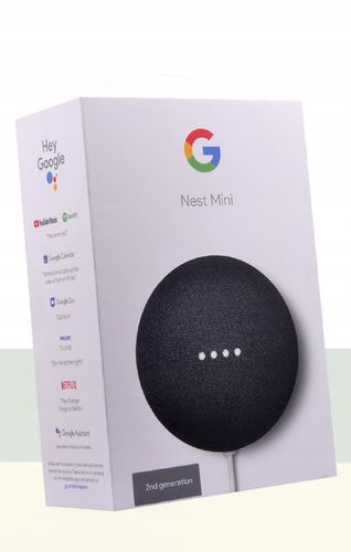 INTELIGENTNY GŁOŚNIK GOOGLE NEST MINI 2nd BT WIFI na Arena.pl
