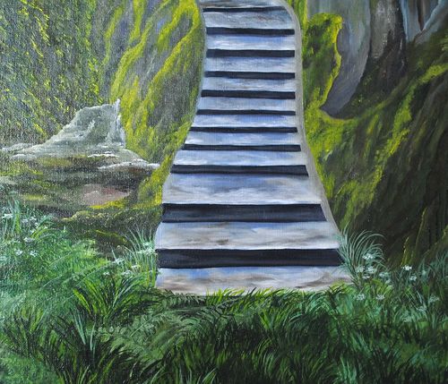 Schody do nieba (50x70cm) na Arena.pl