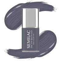 SEMILAC LAKIER HYBRYDOWY 3w1 ONE STEP GLOSSY S185 STONE GREY 7ml